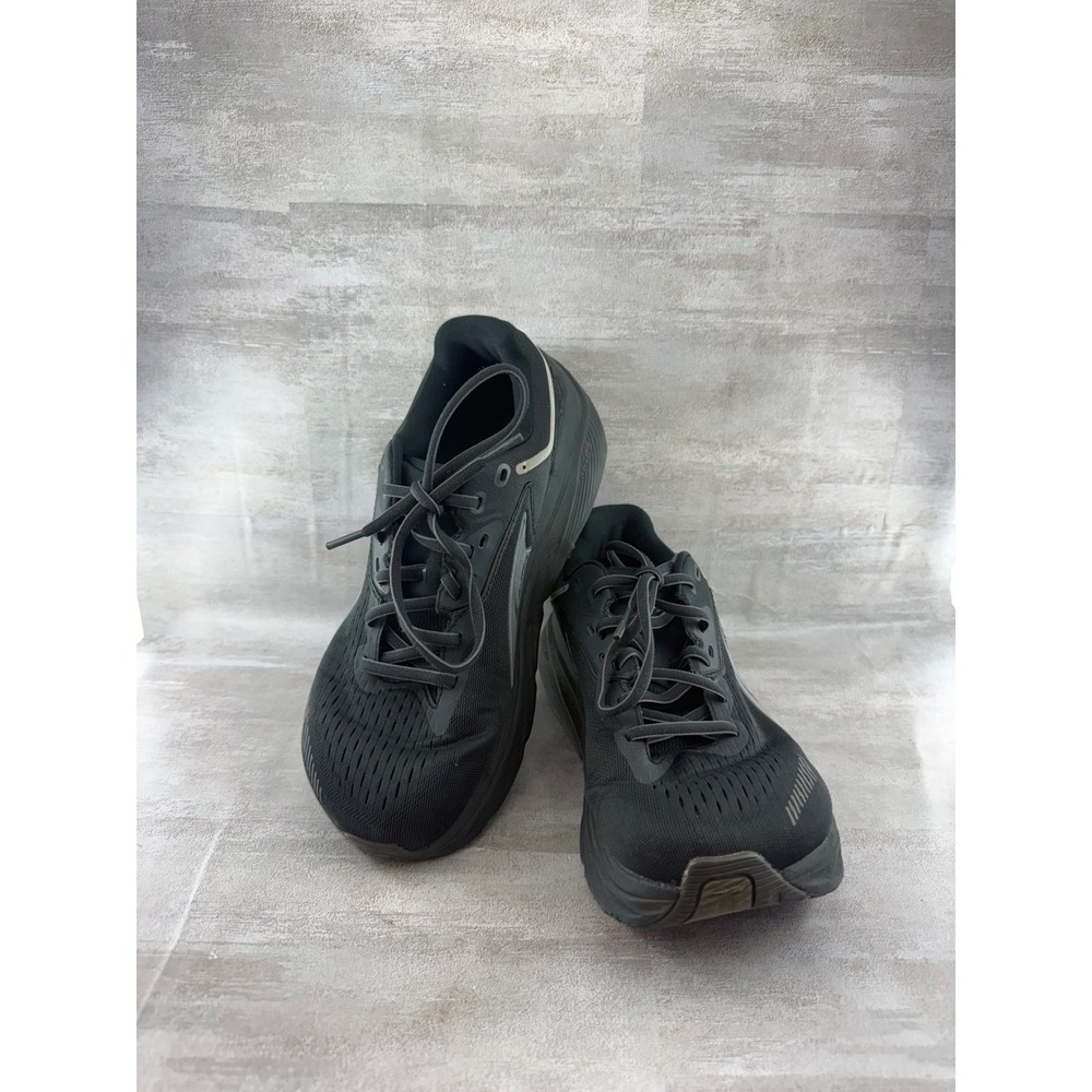 Altra Via Olympus Women Sz 9 Black Gray Running Shoes AL0A82CR000 Maximalist
